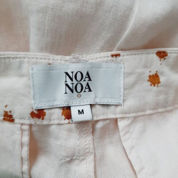 NOA NOA / Janet 100% Linen Straight Leg Regular Fit Dress Pants White Sz 6 - Picture 12 of 15